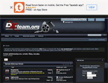 Tablet Screenshot of dx-team.org